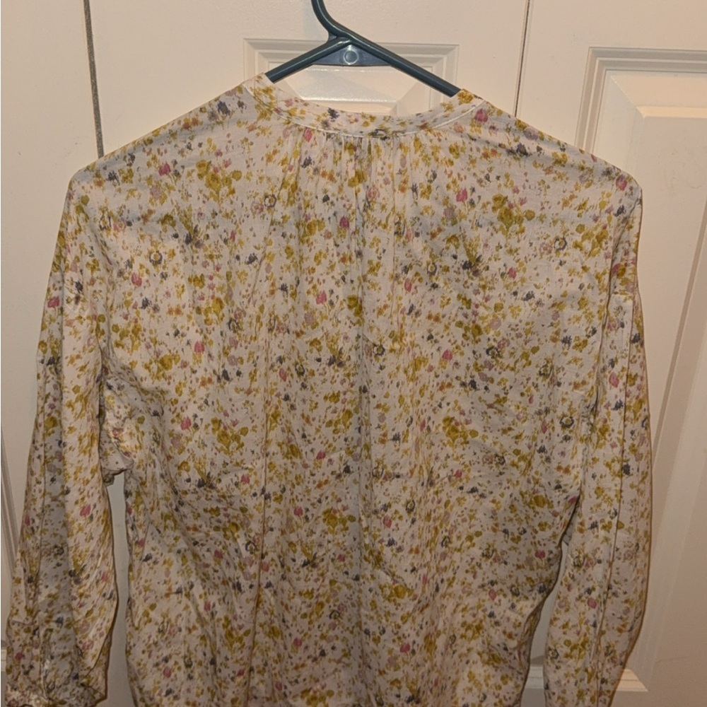 J. Crew Contemporary Multicolor Floral Blouse - Picture 2 of 8